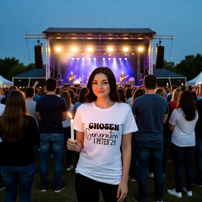 Chosen Generation 1 Peter 2:9 Affirmation T Shirt (Skapare uppladdad)