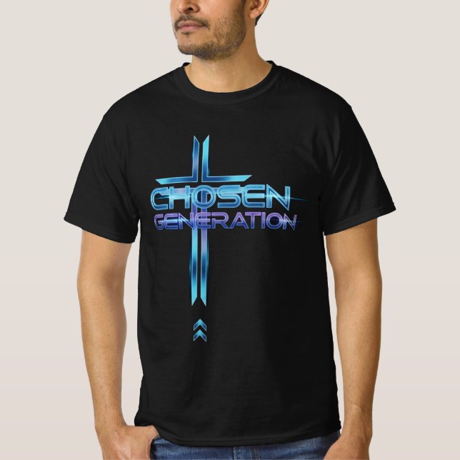  Chosen Generation Christian Men’s T-Shirt  (Framsida)