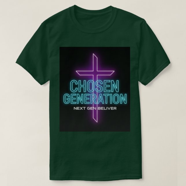   Chosen Generation Christian Men’s T-Shirt (Design framsida)