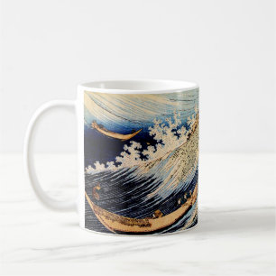 Choshi i Simosa-provinsen av Katsushika Hokusai Kaffemugg