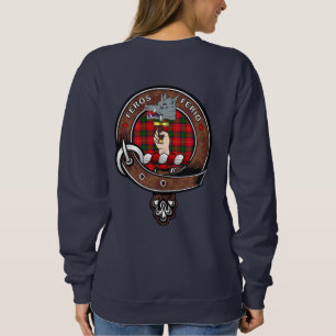Chosholms Klan Badge och Tartan Women's Sweatshirt T Shirt
