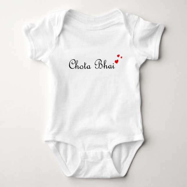 Chota Bhai | Little Brother | Desi Urdu Hindi T Shirt (Framsida)