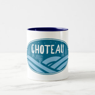 Choteau Montana Friluftsliv Två-Tonad Mugg