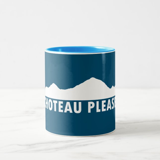 Choteau Montana Snälla Två-Tonad Mugg (Center)