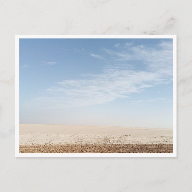 Chott el Djerid (Tunisien) Vykort (Framsida)