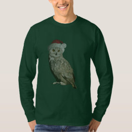 Chouette de Noël réaliste avec effet tricot unique T Shirt