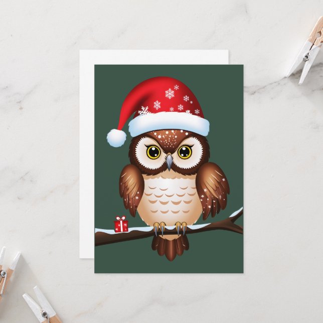 Chouette Noël Inbjudningar (Fram/Back In Situ)