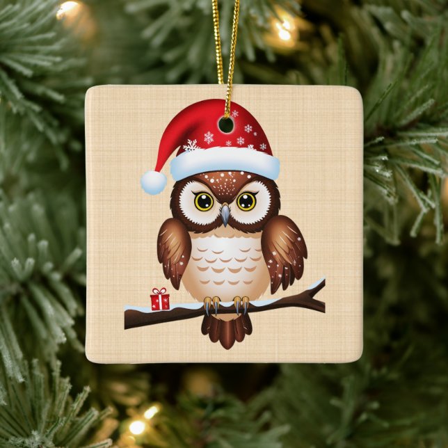 Chouette Noël Julgransprydnad Keramik (Träd)