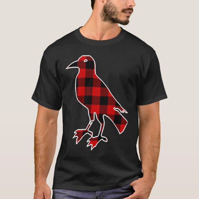 Chough Red Buffalo Play Bird Kråka Matching PJ Fam T Shirt (Framsida)