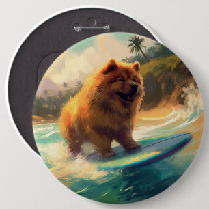 Chow Beach Surfing Painting Knapp