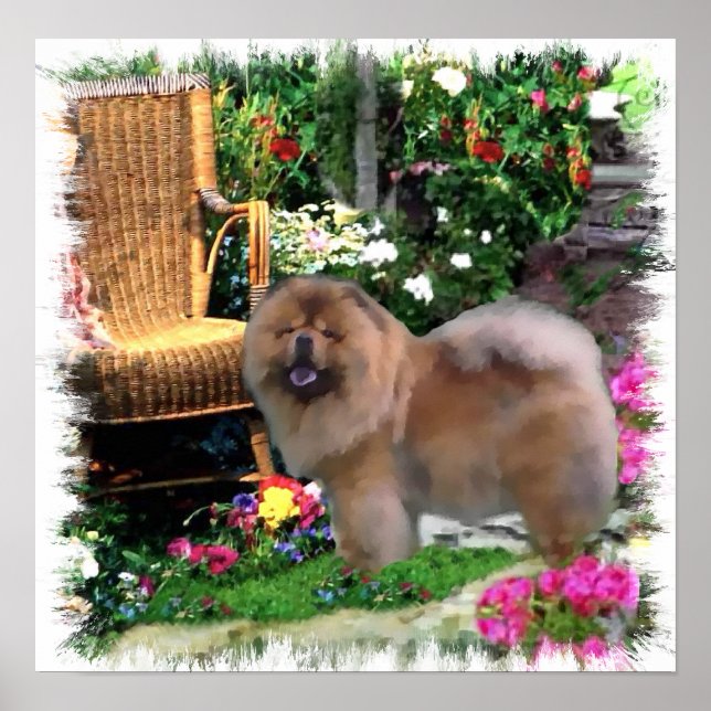 Chow Chow Art Gifts Poster (Framsidan)