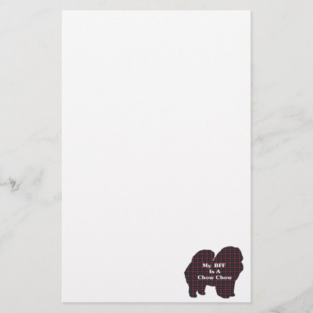 Chow Chow BFF Brevpapper (Framsida)