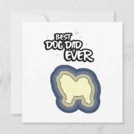 Chow Chow Blue Best Hund Pappa nånsin i Woof You Kort