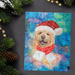 Chow Chow Breed Hund jul Pussel