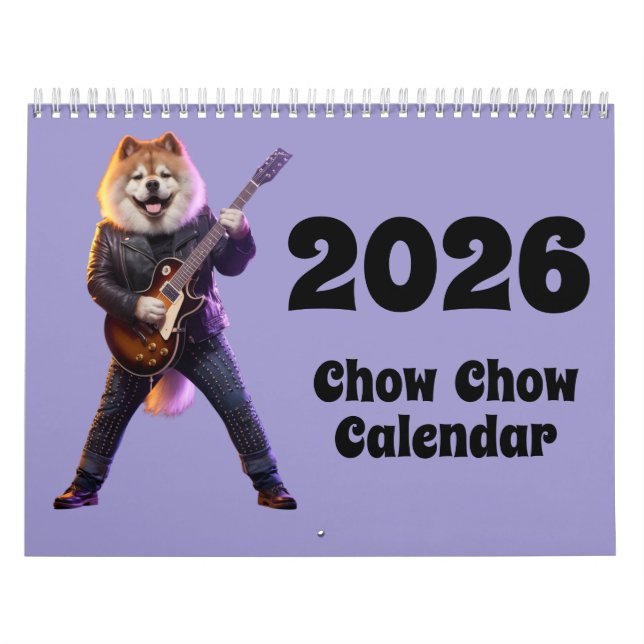 Chow Chow Calendar Kalender (Omslag)