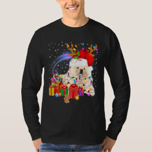 Chow Chow Chow Reindeer jul Ljus Hund Julafton T Shirt