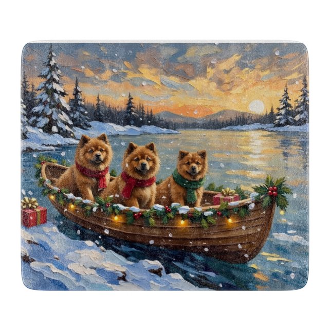 Chow Chow Christmas Boat Holiday (Framsidan)