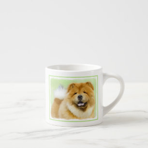 Chow Chow-färgning - Cute Original Hund Art Espressomugg