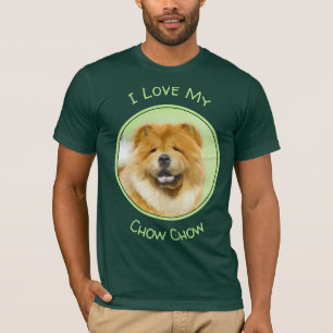 Chow Chow-färgning - Cute Original Hund Art T Shirt