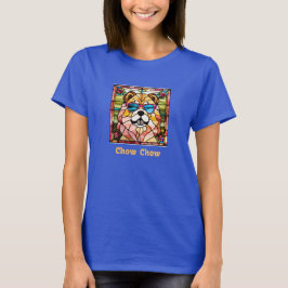 Chow Chow-fastkedjat glas T Shirt