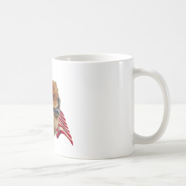 Chow Chow Flagga Kaffemugg (Höger)