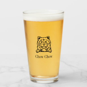 Chow Chow Glass Tumbler Glaskopp