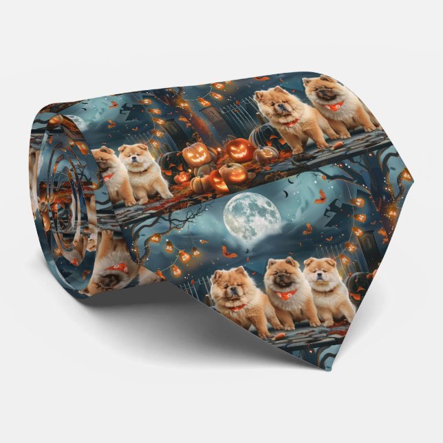 Chow Chow Halloween Kuslig Slips (Rullad)