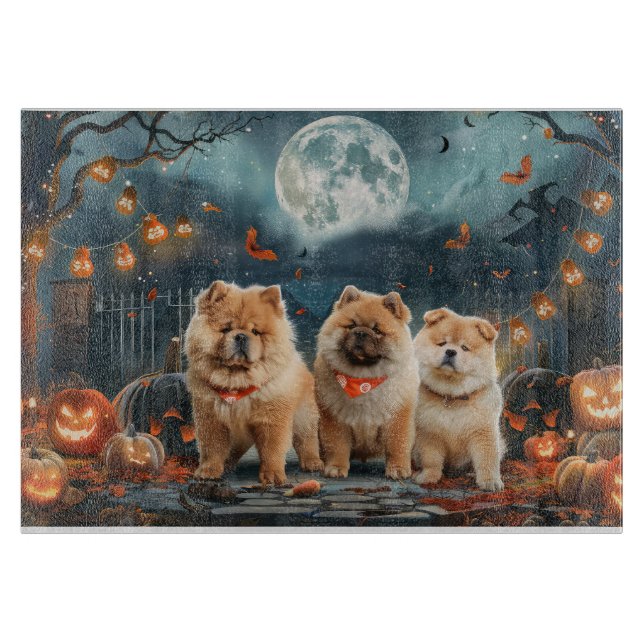Chow Chow Halloween Spooky (Framsidan)