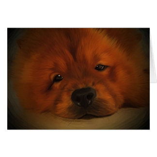 Chow Chow Hälsningskort