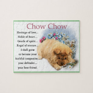 Chow Chow Heritage of Kärlek Pussel