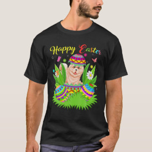 Chow Chow Hund älskare Blommigt Påskägg Funny Chow T Shirt