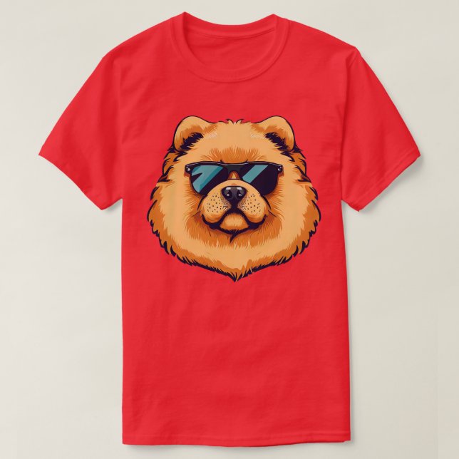 Chow Chow hund älskare T Shirt (Design framsida)