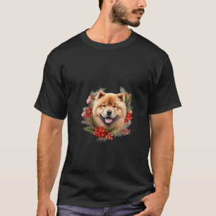 Chow Chow Hund aveln festival Juldagen Hund Fest T Shirt