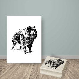 Chow-Chow Hund aveln Stämpel