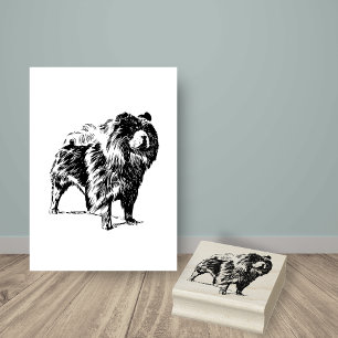 Chow-Chow Hund aveln Stämpel