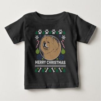 Chow Chow Hund aveln Ugly jul Sweater Tee
