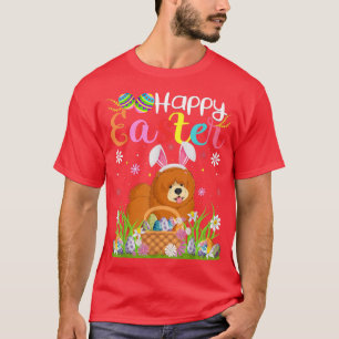 Chow Chow Hund Bunny Egg Hunting Funny Chow Chow H T Shirt
