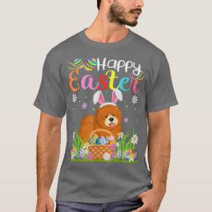 Chow Chow Hund Bunny Egg Hunting Funny Chow Chow H T Shirt