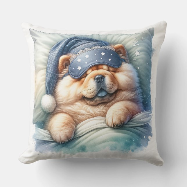 Chow Chow Hund Dekorativ kudde (Framsida)