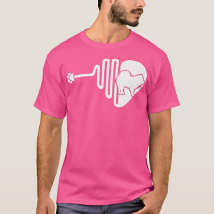 Chow chow Hund Heartslag Pet Owner Veterinär T Shirt