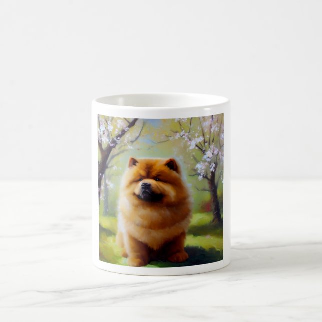 Chow Chow Hund Kaffemugg (Center)