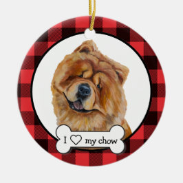 Chow Chow Hund Ornament
