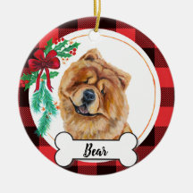 Chow Chow Hund Ornament