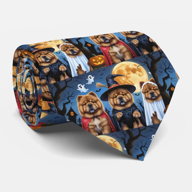 Chow Chow Hund Pumpkin Halloween Funny Slips (Rullad)