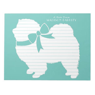 Chow Chow Hund Puppy Anteckningsblock