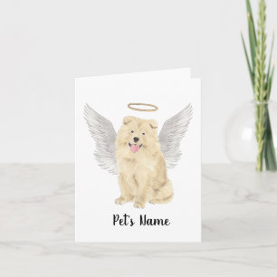 Chow Chow Hund Sympathy Memorial Kort