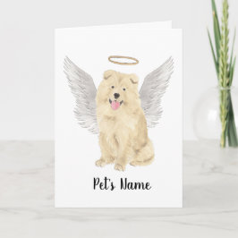 Chow Chow Hund Sympathy Memorial Kort