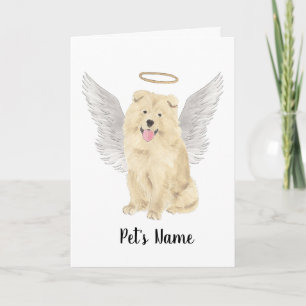 Chow Chow Hund Sympathy Memorial Kort