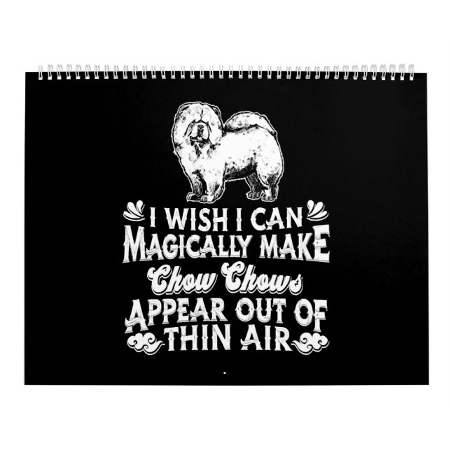 Chow Chow Hundar Kalender (Omslag)