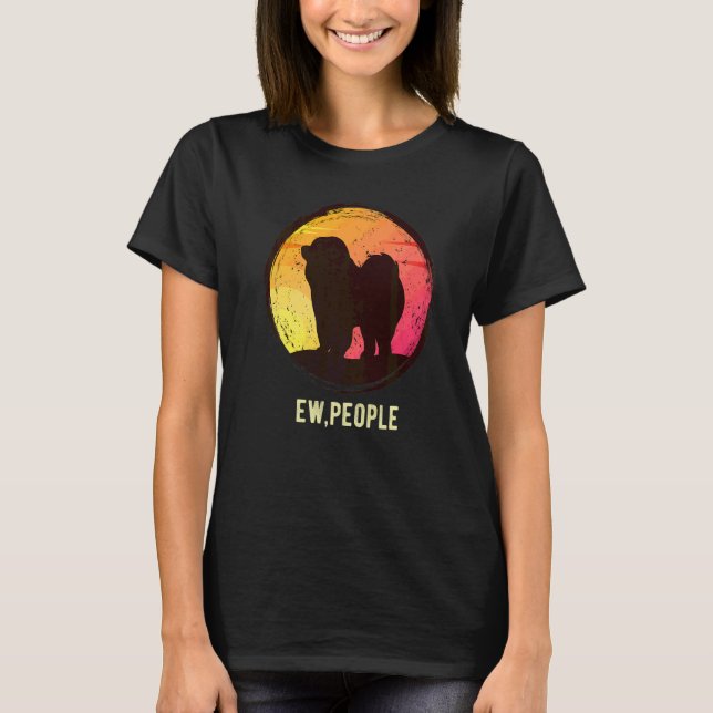 Chow Chow Hundras  8 T Shirt (Framsida)